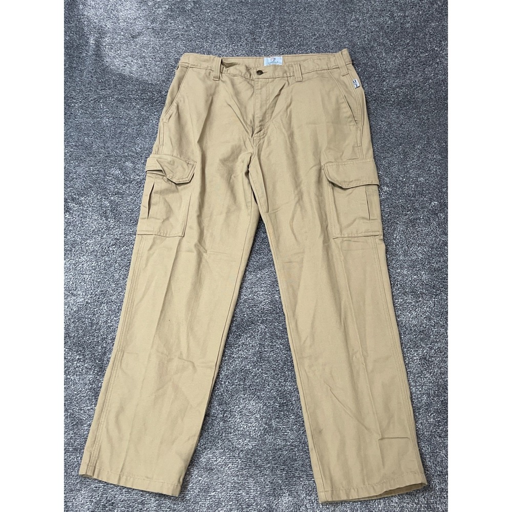 Tyndale Mens Flame Resistant FR Cargo Pants Tan 38x31 K215T HRC 2 Made in USA